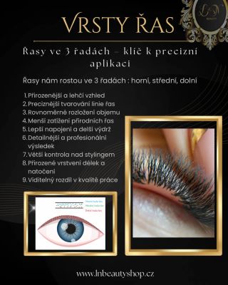 🔍 Práce s řasami ve 3 řadách – proč na tom záleží? 👁️ Naše přírodní řasy nerostou v jedné linii, ale ve třech řadách: ➤...